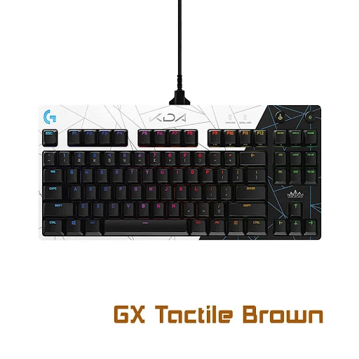 Bàn phím có dây gaming Logitech Pro K/DA