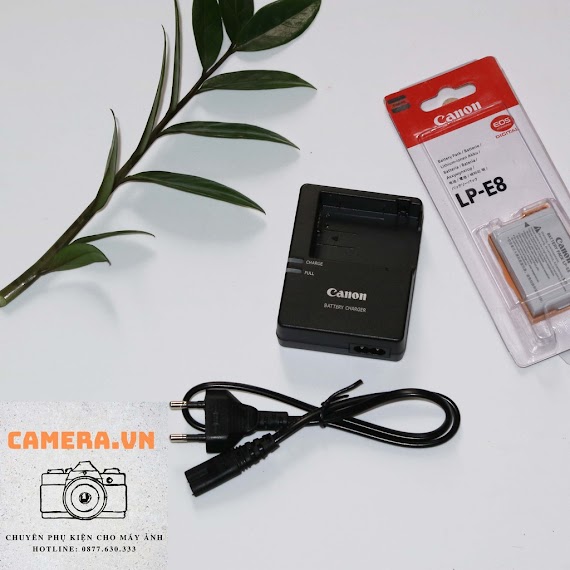 Sạc Canon Lc - E8C Cao Cấp Tự Ngắt Cho Canon 700D, Canon 600D, Canon 650D , Canon 550D