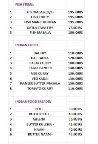 Bhavani's Tea Point menu 3