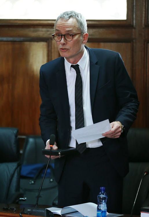 IDEMIA (formerly Ot-Morpho) executive Vice President Matthew Foxton when he appeared before Parliamentary Accounts Committee to answer to the audit queries of the IEBC 2017 elections. February 21, 2019. Photo/Jack Owuor