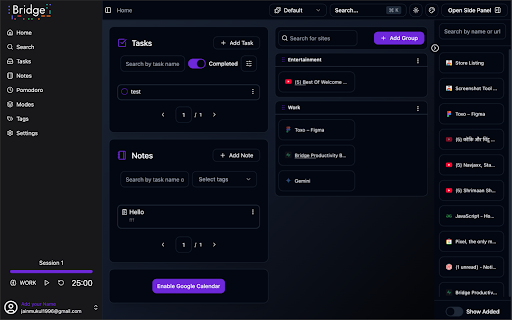 Bridge: Productivity Booster