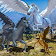 Flying Unicorn Horse Survie en famille icon