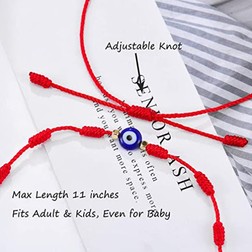 Title 2, Hand-woven Seven Devils Eyes Couple Bracelets....