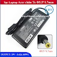 Sạc Laptop Acer 19V 3.42A (65W) Chân Thường To Đường Kính Đầu Sạc 5.5Mm