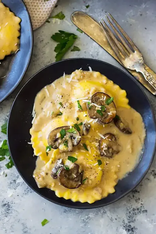 Mushroom Cheese Ravioli