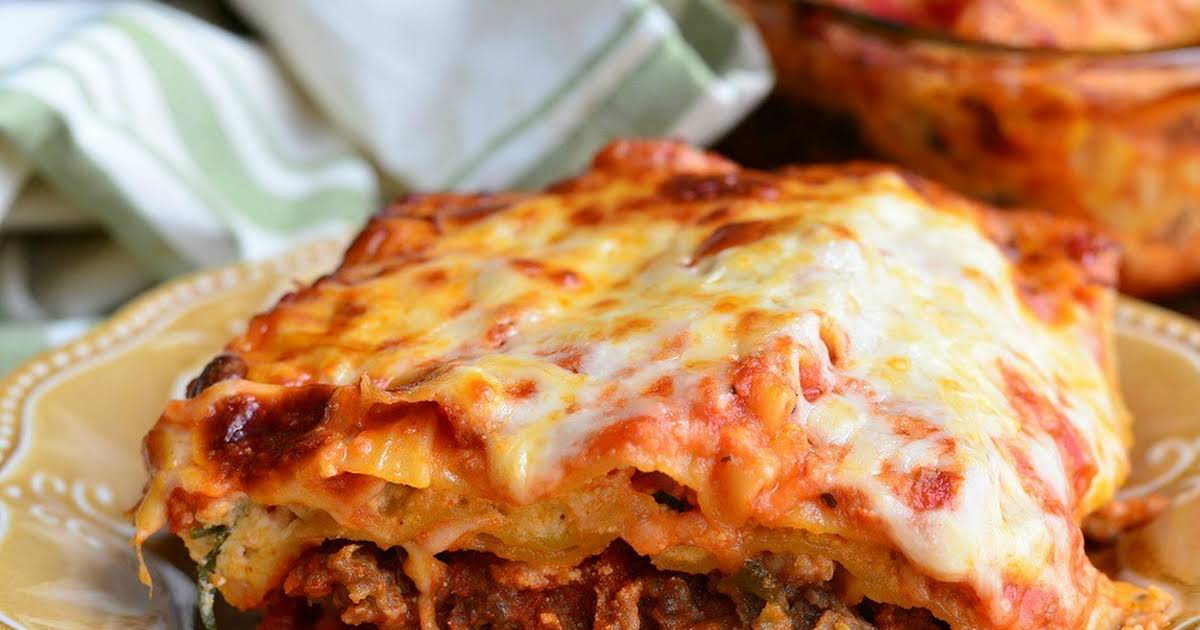 italian lasagna with ricotta cheese