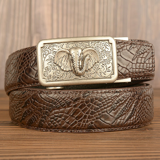 Title 2, Mens Automatic Top Leather Belt, a stylish and...