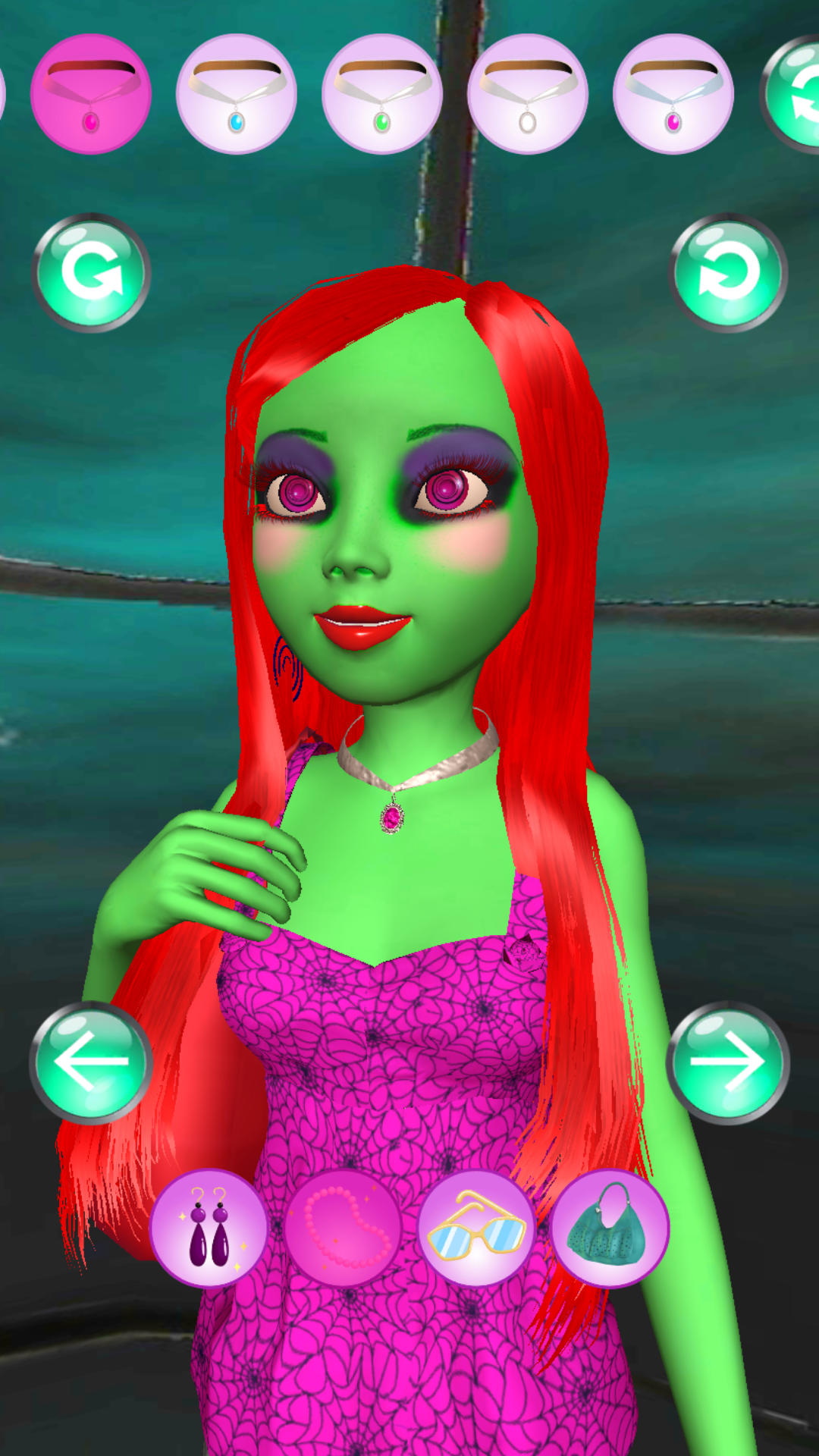 Android application Halloween Makeup Salon screenshort