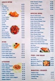 Hotel Sarovar menu 3