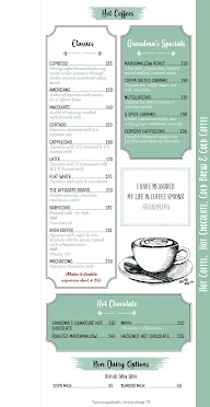 Grandmama's Cafe menu 7