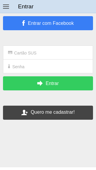 Saúde Cidadão Screen 2