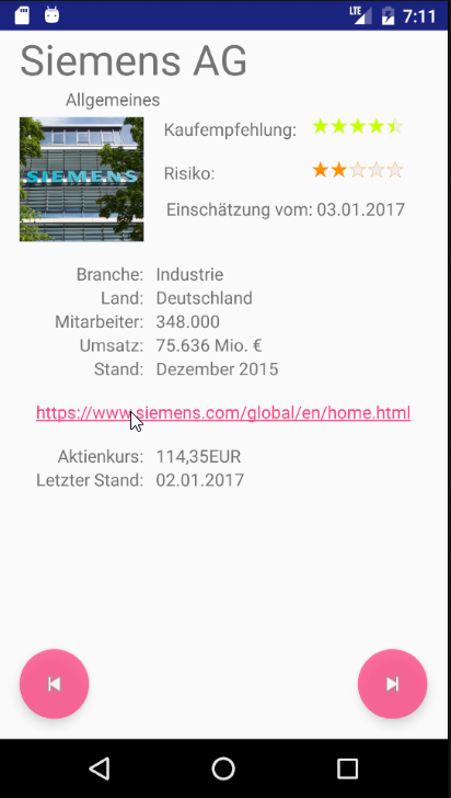 LookupShares Demo Screen 3