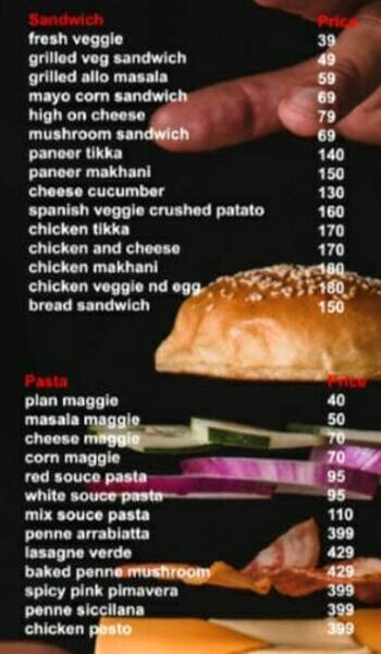 Flavour Of Fast Food menu 