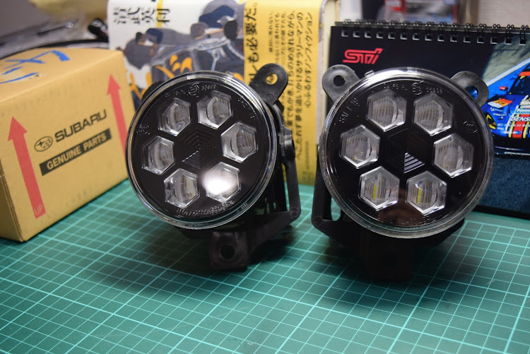 BRZのZC6後期・後期フォグランプ・LEDバルカン・バルカンフォグ・純正流用に関するカスタム事例の投稿画像2枚目