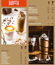 Barista Coffee menu 1