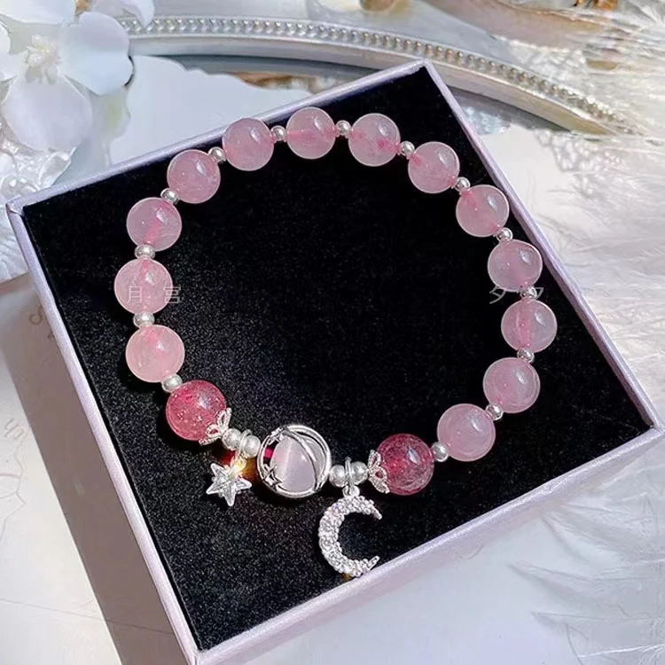 Bracelet opale lavande femme Design d'intérêt spécial Gris clair de lune Élégance et mystère pour un accessoire unique.