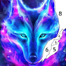 Wolf Coloring Book Color Game icon