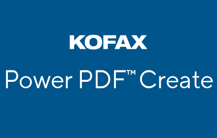 Kofax PDF Create small promo image