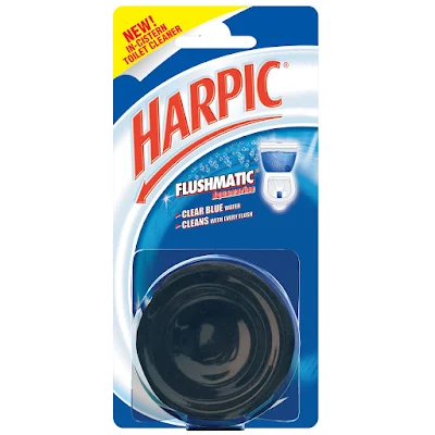 Harpic Cistern Block - Flushmatic, Toilet In, Mono Aquamarine - 50 g