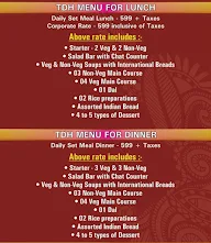 Oceanic Bar & Lounge menu 1