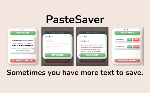 PasteSaver