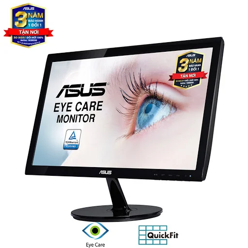 Màn Hình ASUS 19.5" VS207DF (1366x768/TN/60Hz)