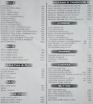 Chef's Kitchen menu 1