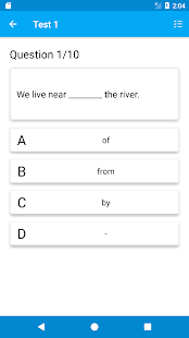 TOEFL Practice Test Capture d'écran