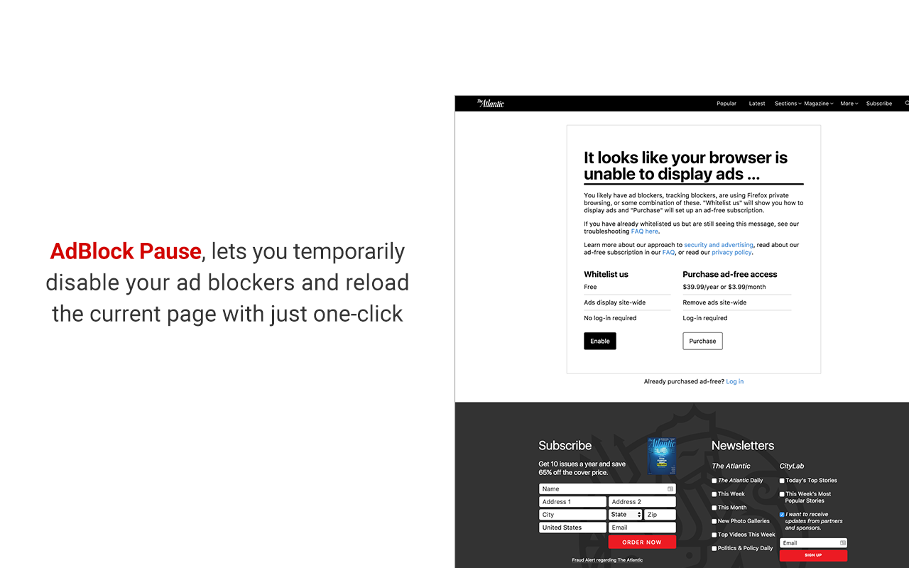 AdBlock Pause Preview image 3