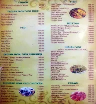 Hotel Anitha Towers menu 2