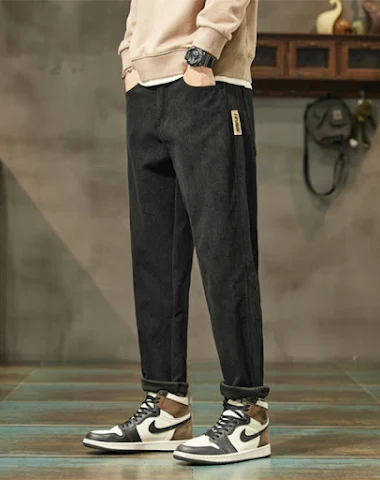 Corduroy Heren Casual Broek Trendy - 2