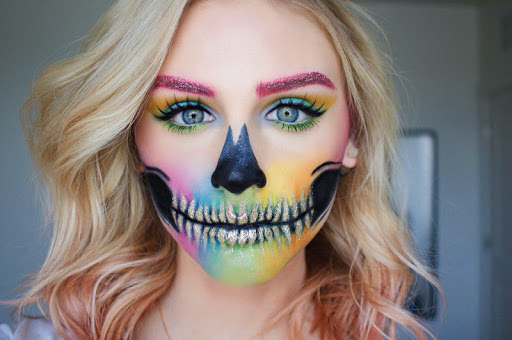 Skull Face Halloween Makeup