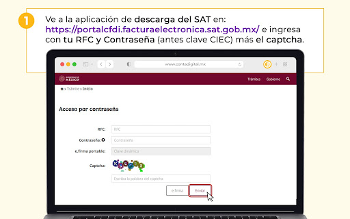 Descarga CFDI SAT Contadigital - Contadores