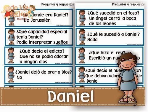 Daniel en el foso de los leones | Daniel y los leones, Escuela ...