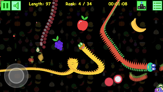 Fruit Worm Zone: io Greedy Snake 2.1 APK + Mod (Free purchase) for