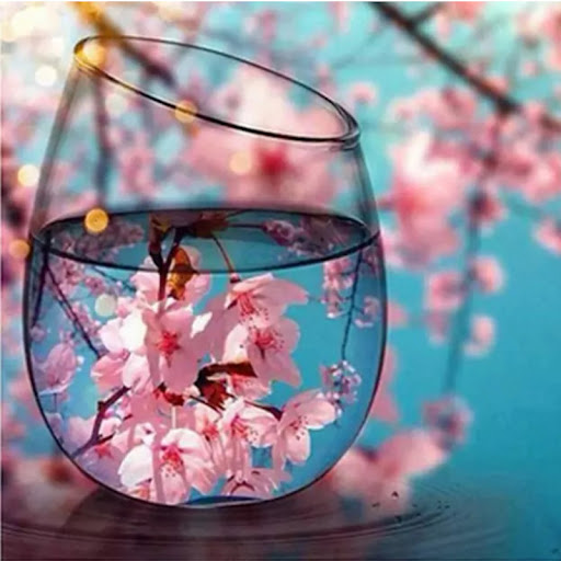 Title 1, Wine Glass Landscape Cross Stitch Diamond Embro...