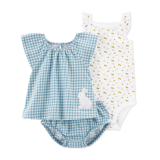 Title 14, Baby Girl Short-sleeved Shorts T-shirt Three-pi...