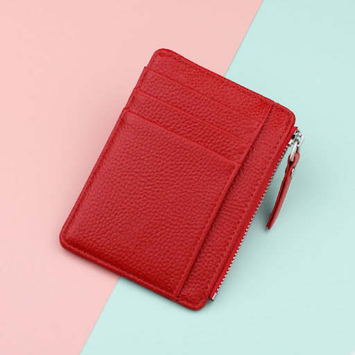 Title 6, Korean Coin Purse Zipper Card Case in Candy Col...