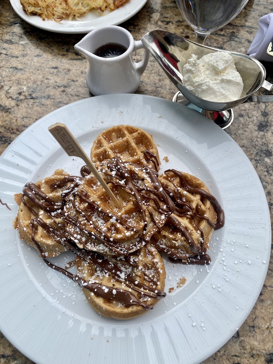 Gluten-Free Waffles at Mon Ami Gabi