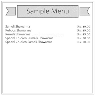 Famous Shawarma menu 1