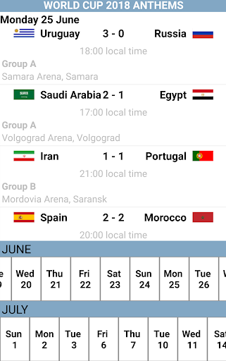 World Cup 2018 Anthems