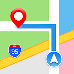 Cover Image of Download GPS, Maps, Live Navigation & Traffic Alerts 2.6 APK