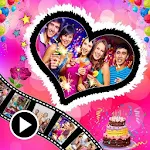 Cover Image of Download Happy Birthday Video Maker With Song, Name & Photo birthdayvideomaker.3 APK