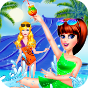 Fashion High School Summer - Beach  Party  Icon