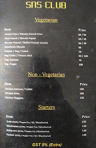 Shastri Nagar Sharks menu 1