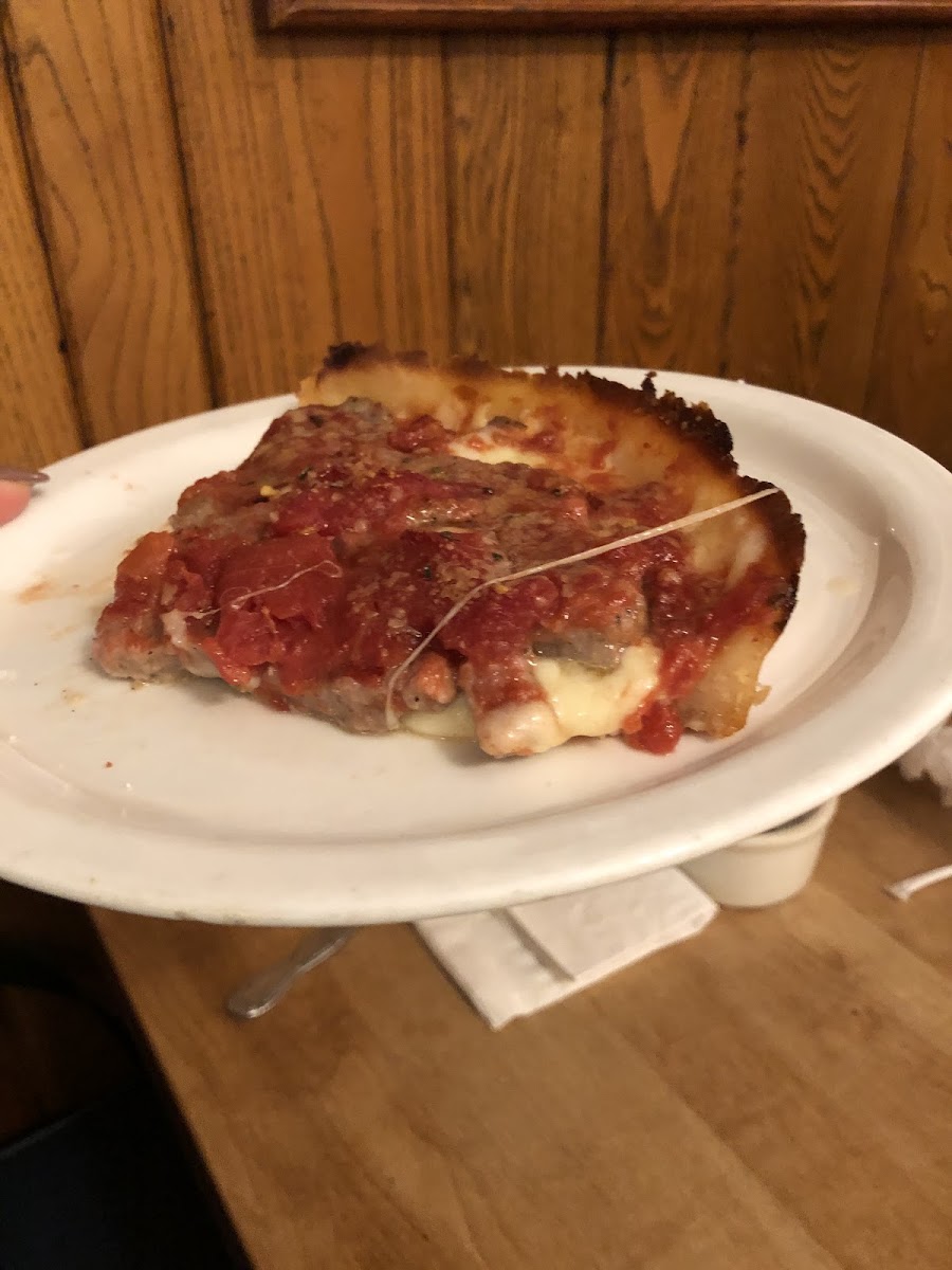 Gluten free deep dish Chicago special.. amazing!