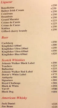 The Cochin Trader Bar - Trident Hotel menu 1