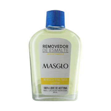 Quitaesmalte Removedor Masglo Belleza Profesional Esmalte Vitamina E x 60 ml  