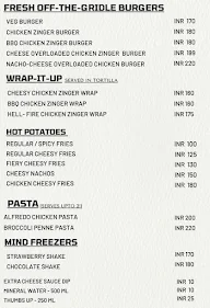 The Burger Therapy menu 1