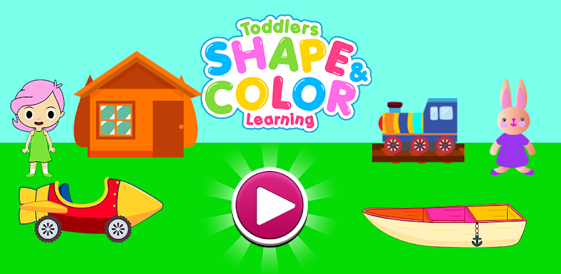 Shape Matching Game Color & Size Sorting for Kids